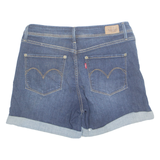 LEVI'S Turn Up Womens Denim Shorts Blue Relaxed M W32