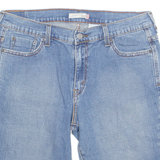 LEVI'S Turn Up 512 Womens Denim Shorts Blue Relaxed L W33