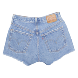 LEVI'S Cut Off 501 Premium E Womens Denim Shorts Blue Relaxed XS W26
