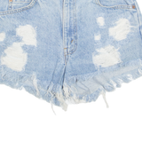LEVI'S Cut Off 634 Womens Denim Shorts Blue Relaxed M W29