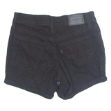 LEVI'S Turn Up Womens Denim Shorts Black Relaxed XS W26