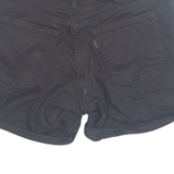 LEVI'S Turn Up Womens Denim Shorts Black Relaxed S W28