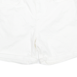 LEE Turn Up Womens Denim Shorts White Relaxed M W30