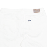 LEE Turn Up Womens Denim Shorts White Relaxed M W30