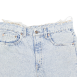 LEVI'S Cut Off 505 Womens Denim Shorts Blue Relaxed M W31