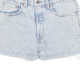 LEVI'S Cut Off 505 Womens Denim Shorts Blue Relaxed M W31