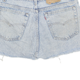 LEVI'S Cut Off 505 Womens Denim Shorts Blue Relaxed M W31