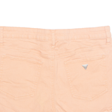 GUESS Cut Off Womens Denim Shorts Orange Relaxed M W32