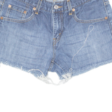 LEVI'S Nouveau Cut Off 577 Womens Denim Shorts Blue Relaxed M W30