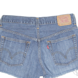 LEVI'S Nouveau Cut Off 577 Womens Denim Shorts Blue Relaxed M W30
