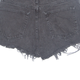 WRANGLER Cut Off Womens Denim Shorts Black Relaxed M W33