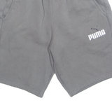PUMA Mens Sports Shorts Grey Relaxed M W28