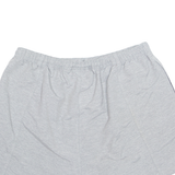 REEBOK Womens Sports Shorts Grey Relaxed UK 14 W28
