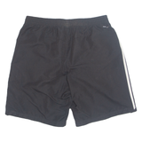 ADIDAS Mesh Lined Mens Swimming Shorts Black Relaxed L W32