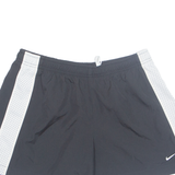 NIKE Womens Sports Shorts Black UK 6 W28