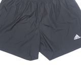 ADIDAS Womens Sports Shorts Black Relaxed XL W30