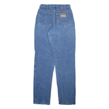WRANGLER Womens Jeans Blue Regular Tapered Stone Wash W27 L32