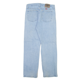 WRANGLER Mens Jeans Blue Regular Straight Stone Wash W32 L30