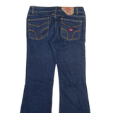 DICKIES Womens Jeans Blue Slim Bootcut W30 L31