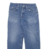 WRANGLER Mens Jeans Blue Regular Straight Stone Wash W34 L29