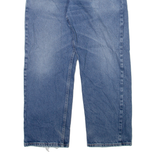 WRANGLER Mens Jeans Blue Regular Straight Stone Wash W34 L29