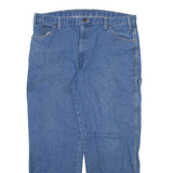 DICKIES Carpenter Mens Jeans Blue Regular Straight W38 L30