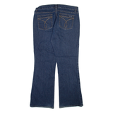 CALVIN KLEIN Womens Jeans Blue Regular Flared W36 L32