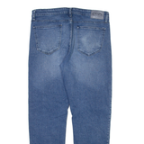 CHAPS Mens Jeans Blue Regular Straight Stone Wash W36 L32
