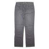 GUESS JEANS Mens Jeans Grey Regular Straight Stone Wash W33 L33