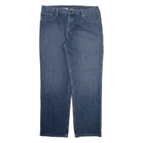 CARHARTT Mens Jeans Blue Relaxed Straight W38 L32