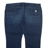 CARHARTT Mens Jeans Blue Relaxed Straight W50 L30