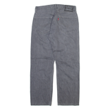 LEVI'S Mens Jeans Grey Regular Straight Stone Wash W30 L27
