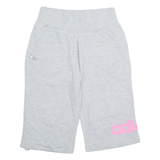 ADIDAS Womens Sports Shorts Grey Relaxed UK 8 W26