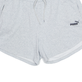 PUMA Womens Sports Shorts Grey Relaxed XL W34