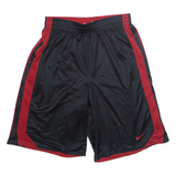 NIKE DRI FIT Mens Sports Shorts Black Relaxed L W30