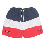 ELLESSE Mesh Lined Mens Swimming Shorts Blue Relaxed Colourblock XS W22