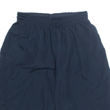 NIKE DRI FIT Mens Sports Shorts Blue Relaxed S W26