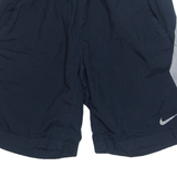 NIKE Dri Fit Mesh Lined Mens Swimming Shorts Blue Relaxed S W26
