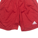 ADIDAS Mens Sports Shorts Red Relaxed M W28