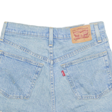 LEVI'S Cut Off 501 Womens Denim Shorts Blue XS W26