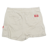 DICKIES Womens Cargo Shorts Beige XS W26