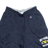 CHAMPION West Virginia Mountaineers Football USA Mens Sports Shorts Blue M W26