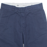 DICKIES Chino Mens Workwear Shorts Blue Relaxed M W34