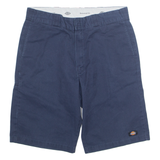 DICKIES Chino Mens Workwear Shorts Blue Relaxed M W34