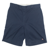 DICKIES Mens Workwear Shorts Blue L W36
