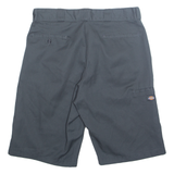 DICKIES Chino Mens Workwear Shorts Grey Relaxed L W35