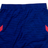 NIKE FC Barcelona Mens Casual Shorts Blue Striped M W26