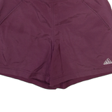 ADIDAS Womens Casual Shorts Maroon S W28