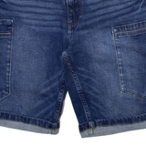 ENGELBERT STRAUSS Womens Denim Shorts Blue M W32