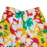 Womens Casual Shorts Red Relaxed Floral M W32